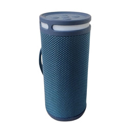 Parlante Bluetooth Recargable Luz RGB/USB/TF/FM Azul