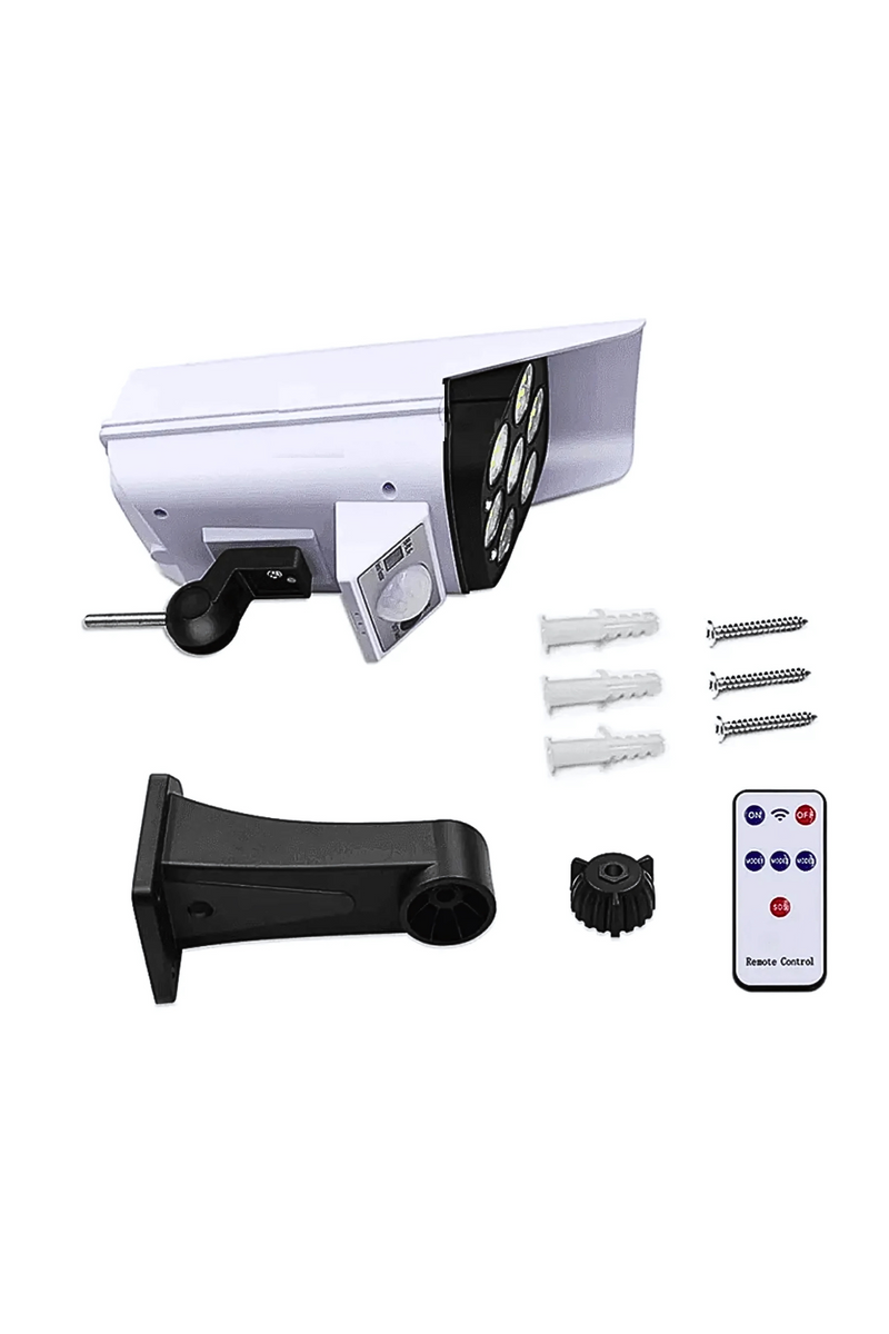 Foco Reflector Solar 77 LED Alta Potencia 200 Watt Sensor Movimiento
