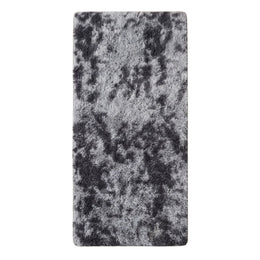Alfombra Bajada Cama Peluda Super Suave Plomo Oscuro