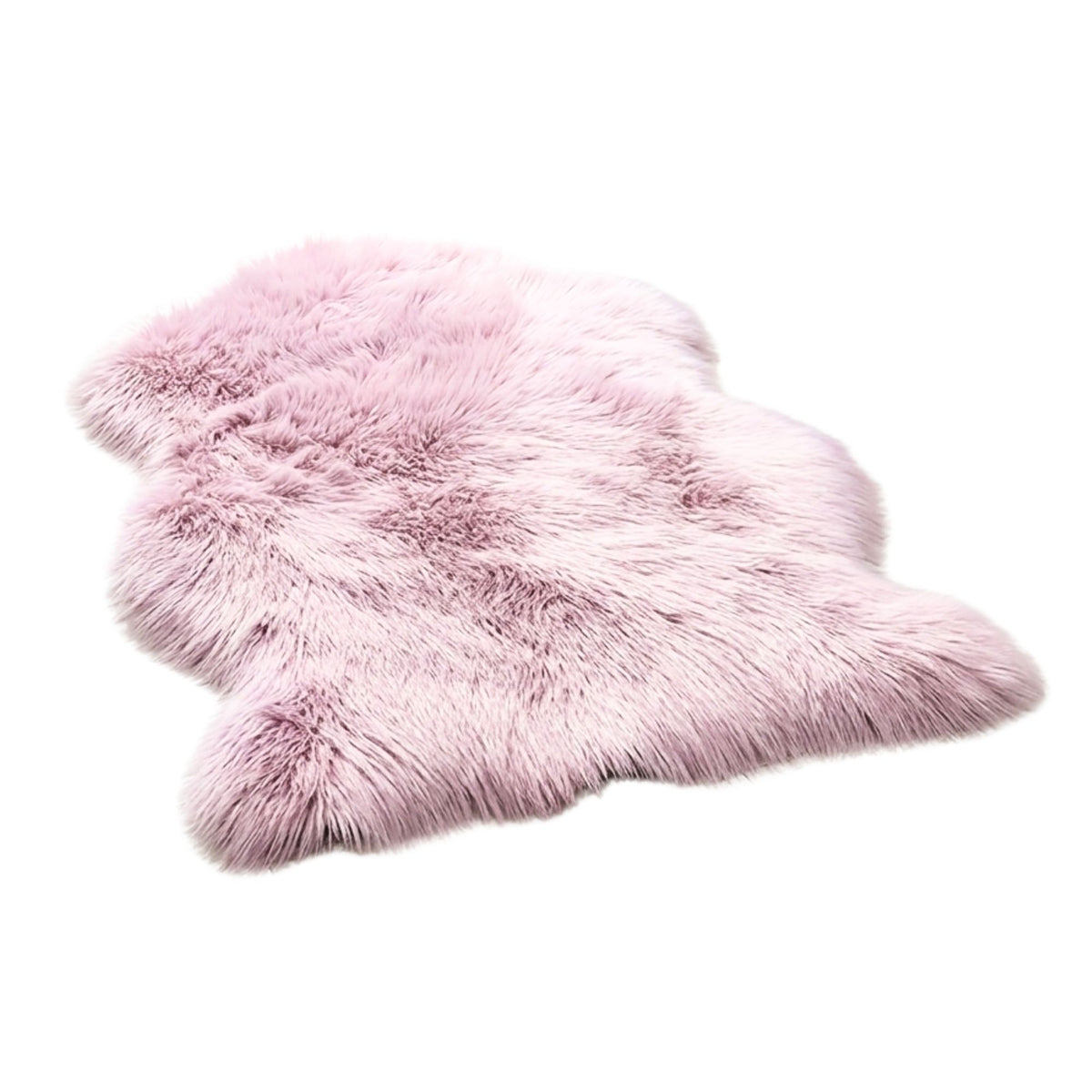Alfombra Peluda Super Suave Manta Peluda 90x60 CM Rosa