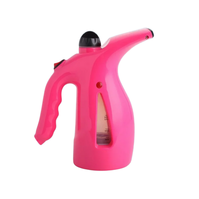 Plancha Vapor Vertical Ropa 4 En 1 Vaporizador Sauna Facial Rosado