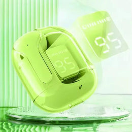 Audífonos Inalambricos Bluetooth Pantalla LED 3 Watt Verde