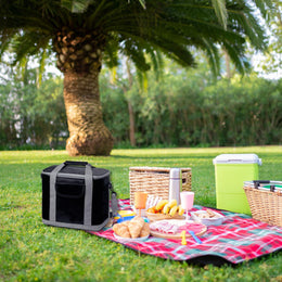 Bolso Cooler Sindy 37x29x21 CM Negro