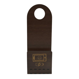 Soporte Celular Colgante Ecológico Madera Café