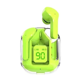 Audífonos Inalambricos Bluetooth Pantalla LED 3 Watt Verde