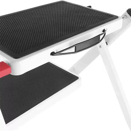 Escalera Multiuso Pegable 2 Peldaños Compacta 54.5x49.5x44.5 CM Blanco