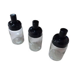 Set Alcuza Condimentero 4 Piezas Vidrio