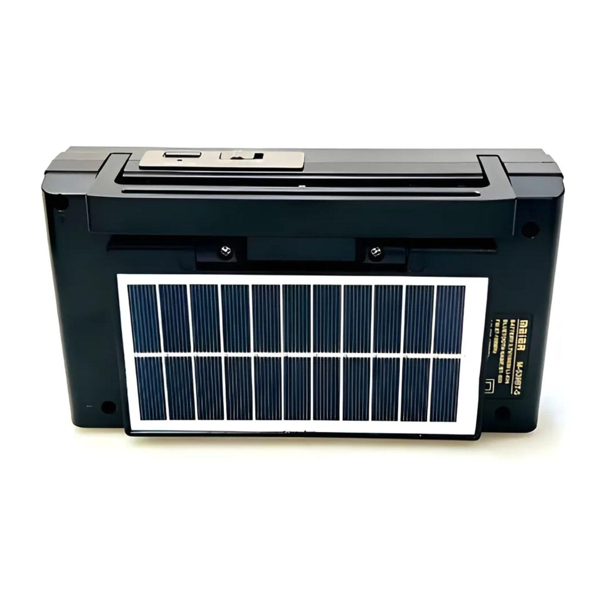 Radio Vintage Estilo Antiguo Panel Solar Marrón