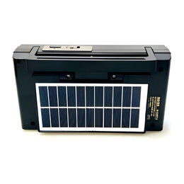 Radio Vintage Estilo Antiguo Panel Solar Marrón