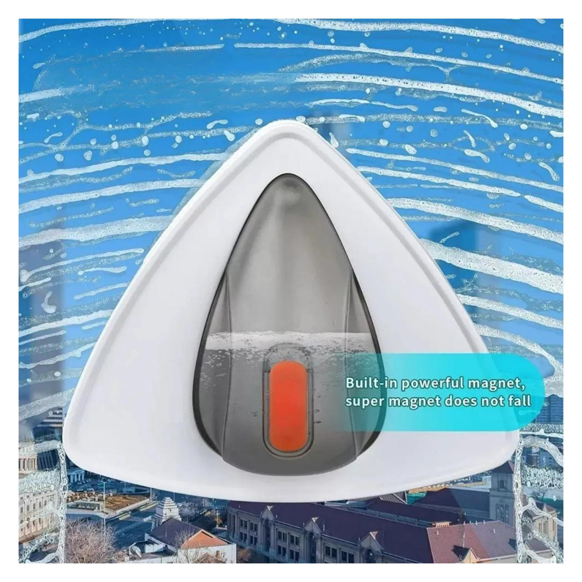 Limpia Vidrios Ventanas Magnéticos Termopanel Dispensador