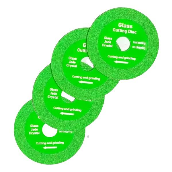 Discos Set 5 Corte Vidrio Circular Amoladora Angular Verde