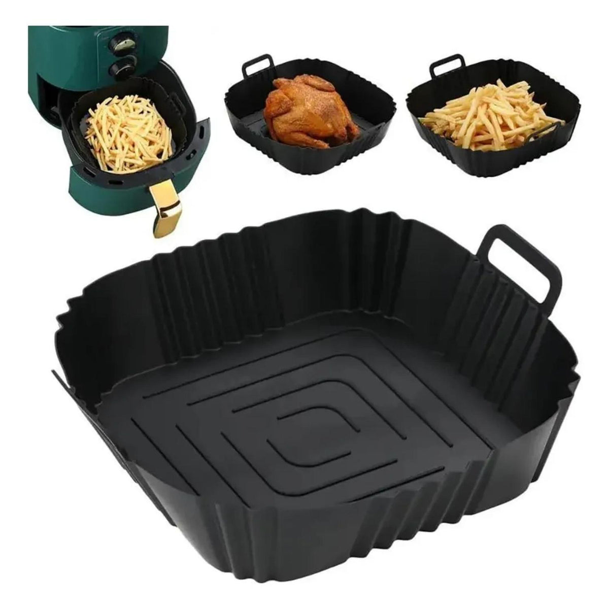 Cesto Bandeja Silicona Cocina Freidora Aire 3.6 LT