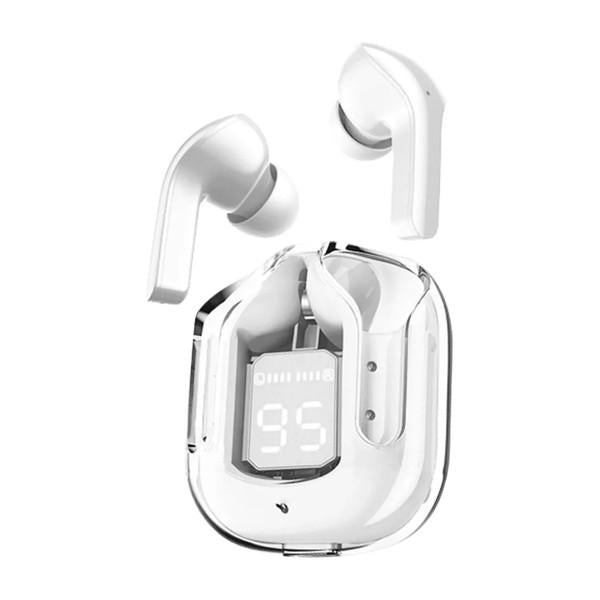 Audífonos Inalámbricos Bluetooth Pantalla LED 6 Watt Blanco