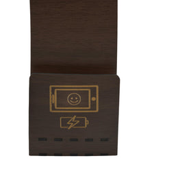 Soporte Celular Colgante Ecológico Madera Café
