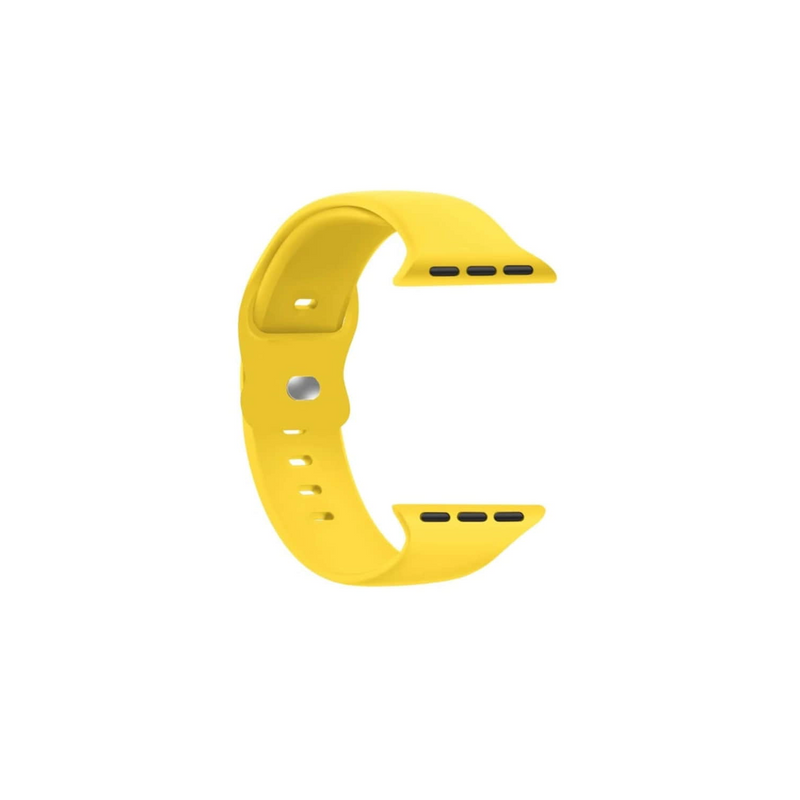 Correa Apple Watch Silicona Amarillo M/L 42x44x45 MM