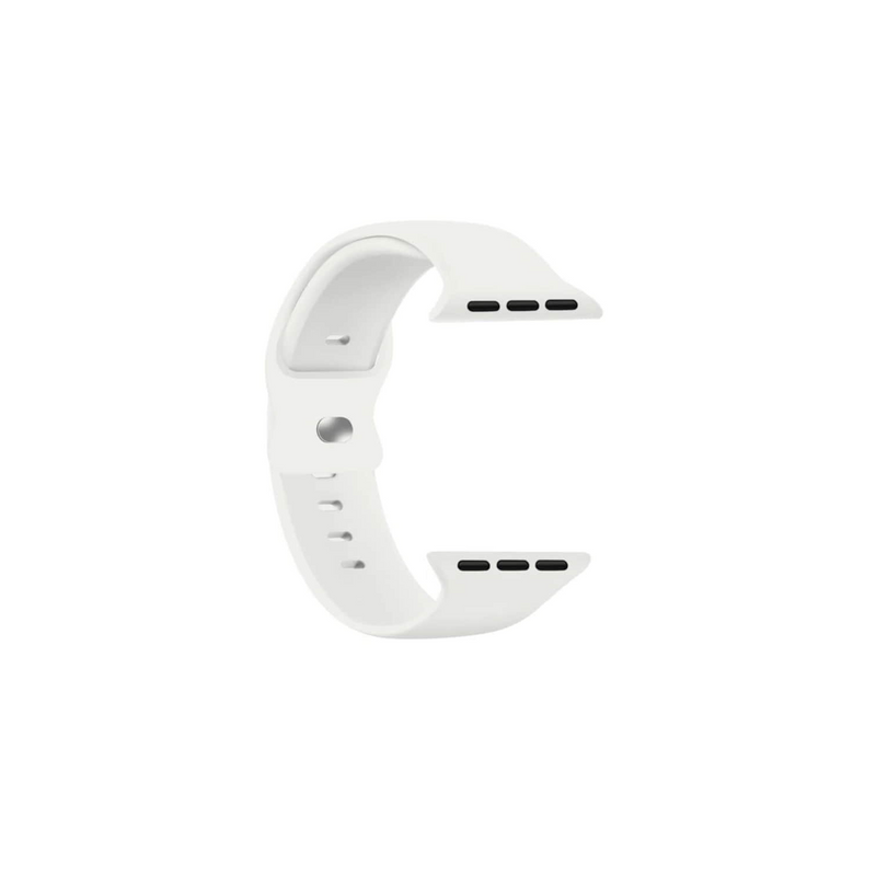 Correa Apple Watch Silicona Blanco S/M 42x44x45 MM