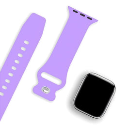 Correa Smartwatch Silicona Lila Claro M/L 38x40x41 MM