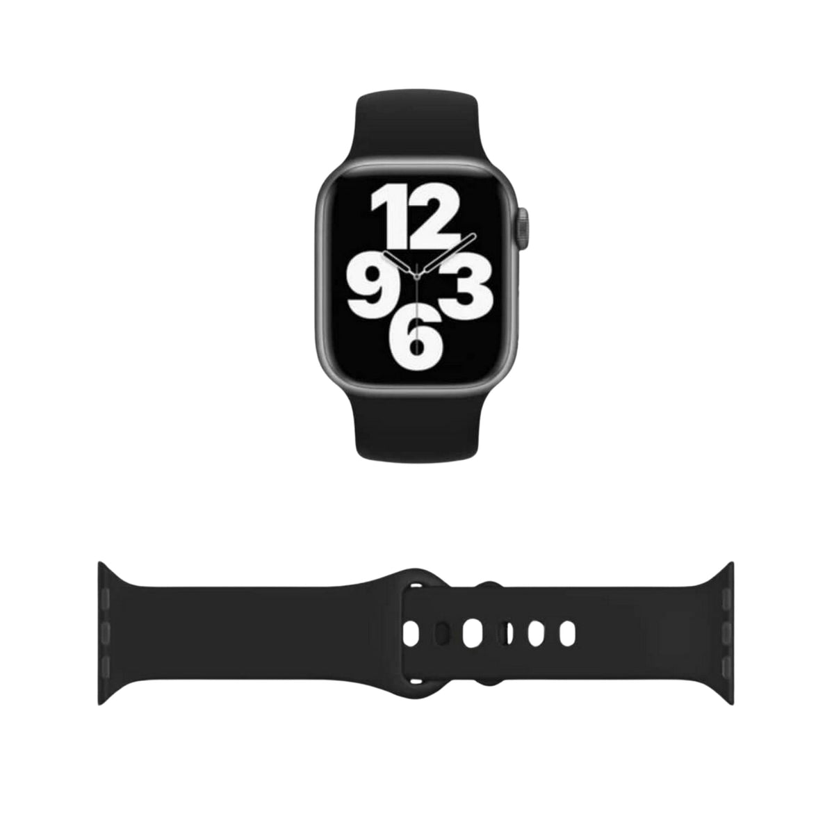 Correa Smartwatch Silicona Negro M/L 42x44x45 MM