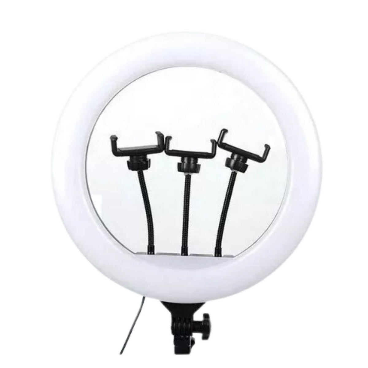 Aro Luz Profesional Gigante 45 CM 3 Soportes Trípode 2.10