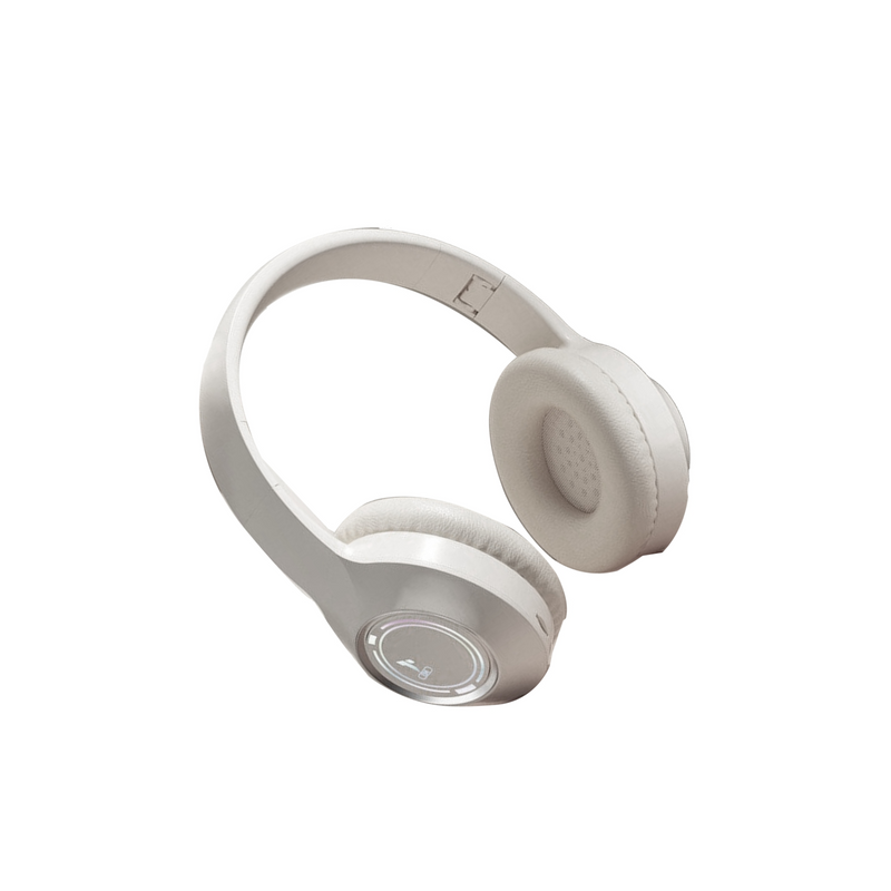 Audífonos Luminoso Bluetooth 5.3 Plegables HIFI Blanco