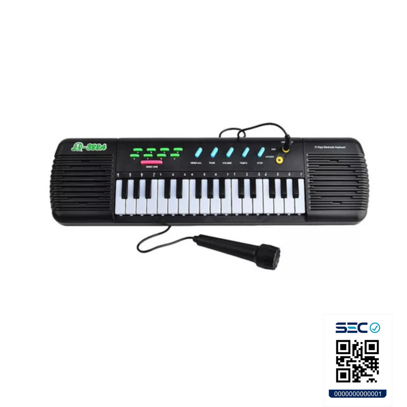 Órgano Teclado Piano Musical Infantil Micrófono 31 Teclas