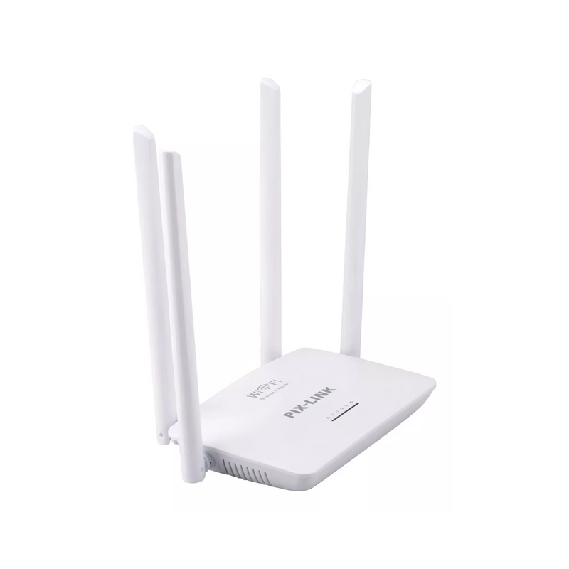 Router WIFI 4 Antenas Hogar Oficina 2.4 Ghz Blanco