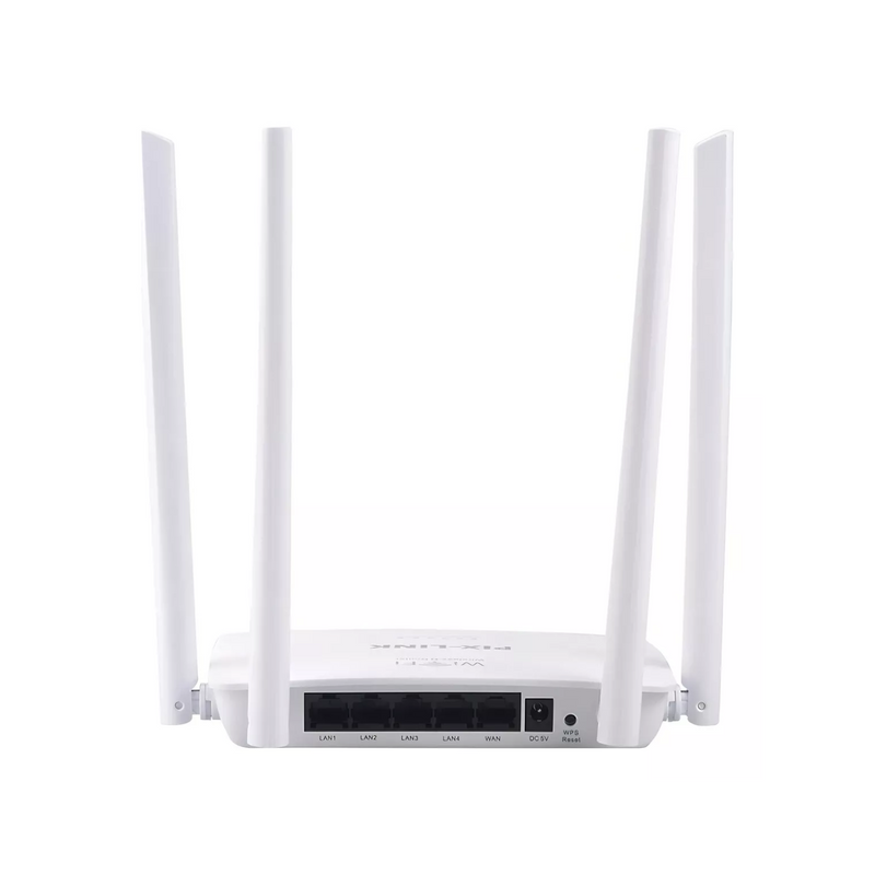 Router WIFI 4 Antenas Hogar Oficina 2.4 Ghz Blanco