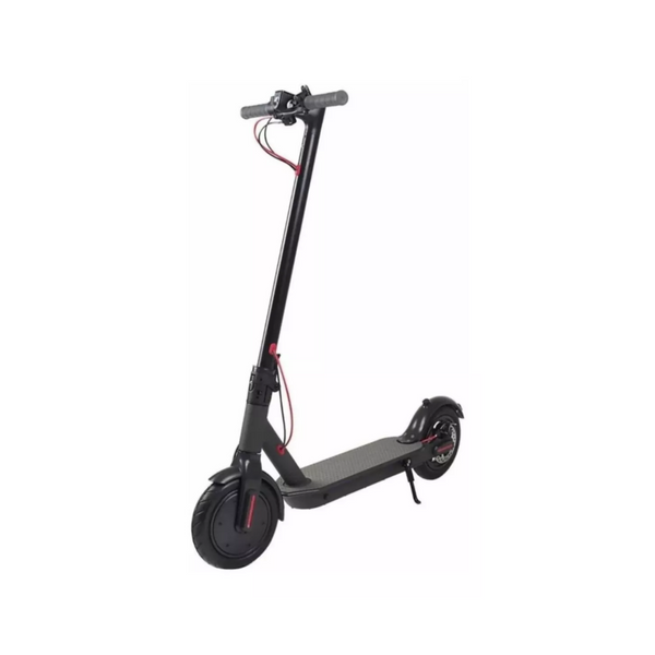 Scooter Eléctrico Pegable Luz Led Adulto 25 Km/H Negro