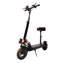 Scooter Eléctrico Asiento Plegable Luz LED 48 Km/H Negro