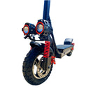 Scooter Eléctrico Todo Terreno Asiento Plegable 40 Km/H Negro