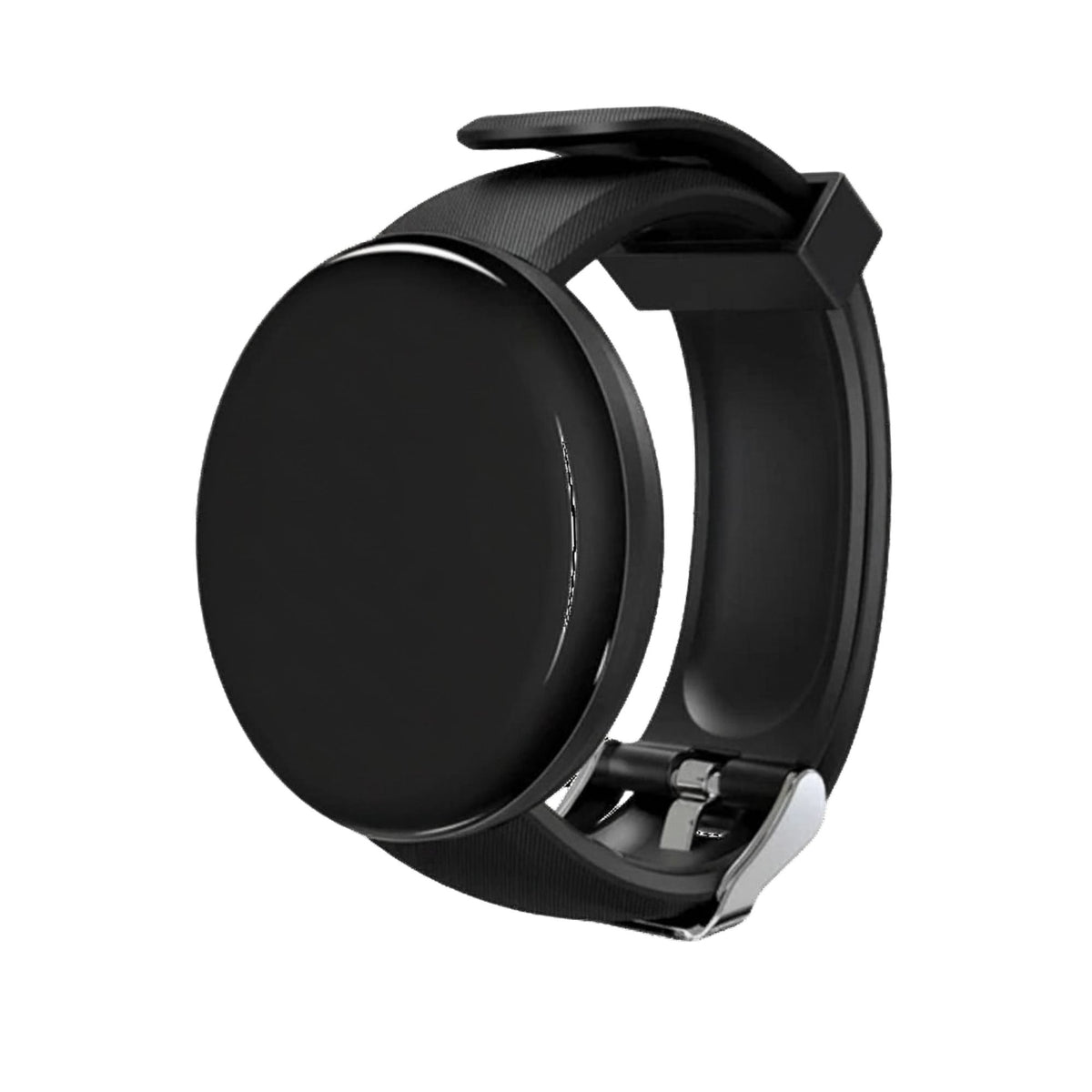 Reloj Smart Band Carga USB Redondo Negro