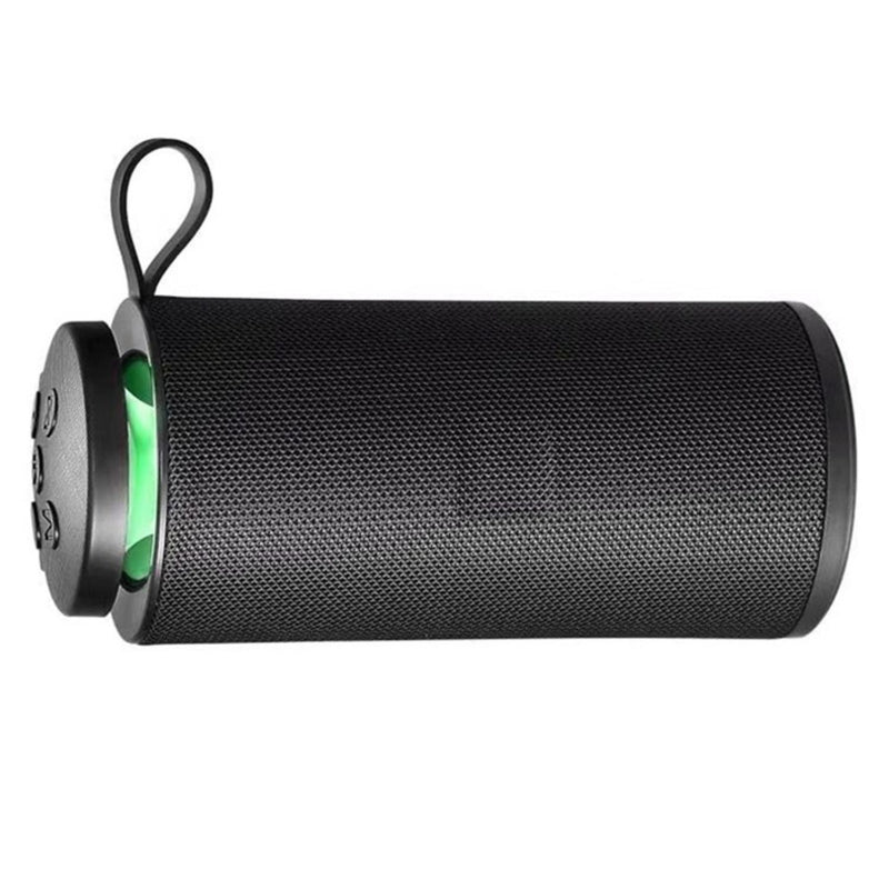 Parlante Bluetooth Recargable Luz RGB/USB/TF/FM Negro