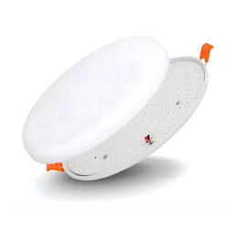 Foco Panel LED Sobrepuesto Redondo Luz Fría 18 Watt