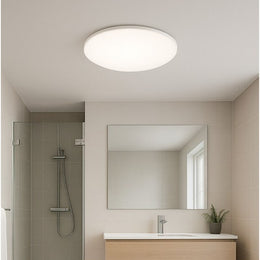 Foco Panel LED Sobrepuesto Redondo Luz Fría 18 Watt