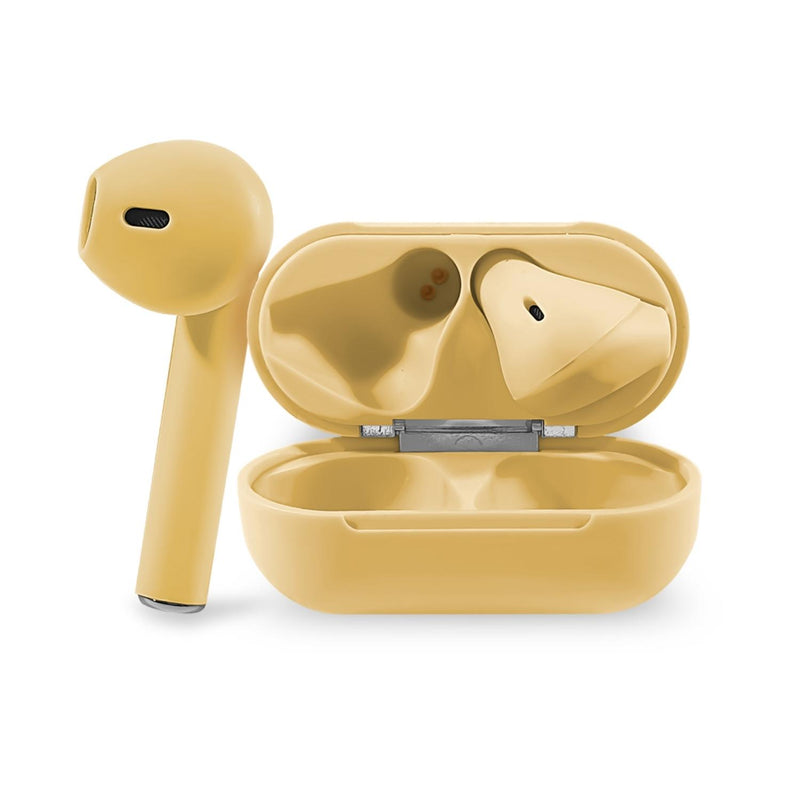 Audífonos Inalámbricos Bluetooth Táctil I12 Tws Amarillo
