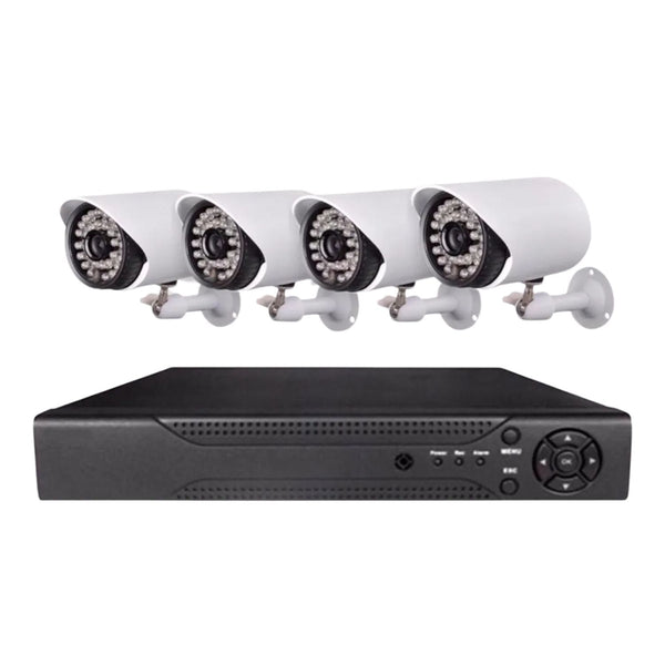 Kit CCTV 4 Cámaras Seguridad DVR 1080p Full HD